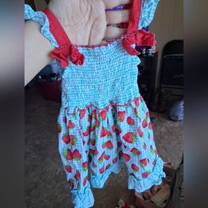 Nannette Strawberry Dress